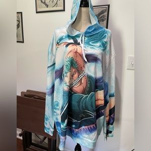 NWOT Anime Character Hoodie sz 2xl XXL